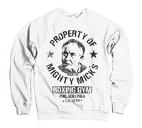 Rocky Officially Licensed Mighty Mick's Gym Sweatshirt (White), Small