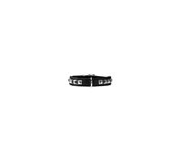 Rocky Petit Nickel Collar, 30/23 x 27 cm, Small, Nappa Black