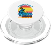 Rocky Point Mexico Retro Throwback Surf & Beach Souvenir PopSockets PopGrip for MagSafe
