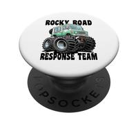 Rocky Road Response Team Ice Cream Truck 4x4 Offroad Design PopSockets Adhesive PopGrip