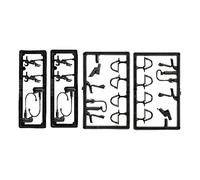 Roco 40014 - Set Additional for Locomotive and Carriages, Tubes, Hooks, Etc. FS