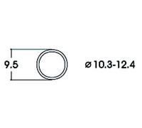 Roco 40074 Traction tires 10.3 to 12.4 mm HO 10 pieces NEW