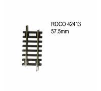 Roco 42413 Set Of 6 Straight Tracks G1/4, Length 57.5 Mm