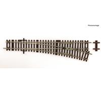 ROCO 42443 HO Scale Right Switch Wr 15, Length 230 Mm, 15°