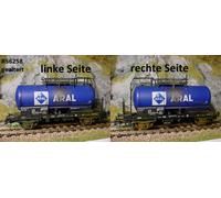 ROCO 56258 Tank Car ARAL DB Weathered Ep 4 On Request Axles Märklin Free