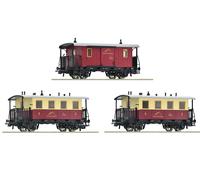 Roco Sonnblick Bahn Rack & Pinion Coach Set (3) III - 1:87 HO Gauge