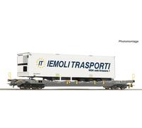 Roco 6600066 Hupac Sdgnss T5 Pocket Wagon w/Iemoli Trailer Load VI