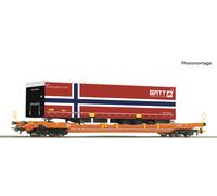 Roco 6600108 Wascosa Sdgnss T5 Pocket Wagon w/GATT Trailer Load VI