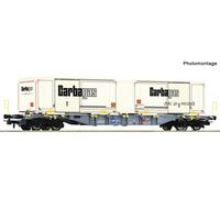 Roco 6600122 SBB Cargo Sgnss Flat Wagon w/Carbagas Container Load VI