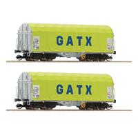 Roco 6680011 GATX Sliding Tarpaulin Wagon Set (2) VI