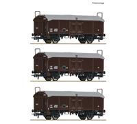 ROCO 77020 3 Sliding Roof Car SNCF Ep III On Request Märklin Axles Free 1:87