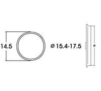 Roco AC Traction Tyres 15.4-17.5mm (10) HO Gauge RC40076