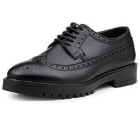 Roco, Boys Black Laced Chunky Brogues, UK 04