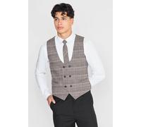 Roco Boy's Cillian - Brown/Black Waistcoat & Trouser Suit in Brown | Size: 14 Years Roco Brown 14 Years