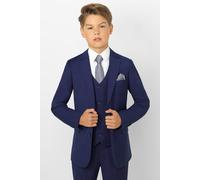 Roco Boy's Monaco - 5 Piece Navy Blue Slim Fit Wedding Suit | Size: 11 Years Roco Blue 11 Years