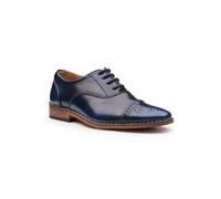 Paisley of London, Oxford Shoe, Boys Smart Formal Wedding Shoes, Navy, 12 UK Child