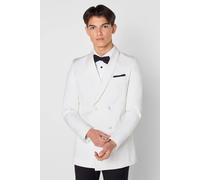 Roco Boy's Spectre - 2 Piece Ivory & Black Double Breasted Tuxedo Prom Suit | Size: 10 Years Roco Ivory 10 Years