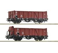Roco H0 76289 - 2 Open Freight Cars Ommr 33 Of The DB