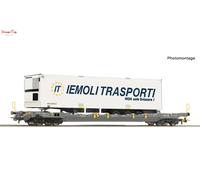 Roco 6600066 Hupac Sdgnss T5 Pocket Wagon w/Iemoli Trailer Load VI