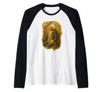 Rococo Kiwi Aristocrat Portrait Raglan Baseball Tee