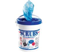 Scrubs In-A-Bucket Hand Cleaner Towels - Tub Of 72 42272