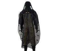 ROCOTACTICAL Breathable Ghillie Suit Foundation with Ghillie Cape for Hunting, Sniper, Airsoft, Wildlife Photography, Halloween (Viper Hood+Cape, Black)