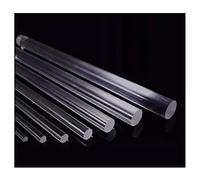 Rocwing Acrylic Round Rod Clear Solid Bar Transparent PMMA Plastic Stick Various Diameters with 500mm / 1000mm Length ("Diameter 18mm, 500mm Length")