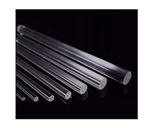 Rocwing Acrylic Round Rod Clear Solid Bar Transparent PMMA Plastic Stick Various Diameters with 500mm / 1000mm Length ("Diameter 8mm, 1000mm Length")