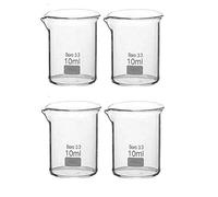 Rocwing Boro 3.3 Glass Graduated Measuring Beaker for Lab or Kitchen (10ml)