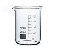 Rocwing Boro 3.3 Glass Graduated Measuring Beaker for Lab or Kitchen (250ml)