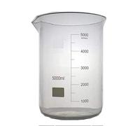 Rocwing Boro 3.3 Glass Graduated Measuring Beaker for Lab or Kitchen (5000ml)