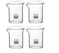 Rocwing Boro 3.3 Glass Graduated Measuring Beaker for Lab or Kitchen (5ml)