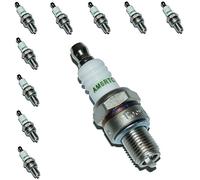 RocwooD 10 Spark Plugs, AM6RTC Fits Stihl FS310, FS360C, FS410C, FS460, FS460RC
