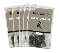 RocwooD Chainsaw Chain for Husqvarna 38 40 40P 41 42 44 45 49 50 51 55 57 13 136 137 140 141 142 154 234 235 238 240 242XP 243 246 254XP/G 257 261 262XP 262XGP 336 338 339 15" .325 .050 1.3 64DL x5