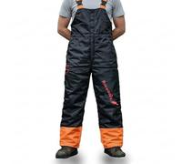 RocwooD Chainsaw Protection Safety Bib & Brace Trousers Foresty Safety Durable Chaps High- visibility Protective Gear Heavy-duty forestry PPE Size S Small