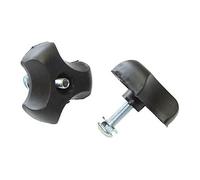 RocwooD Lawnmower Handle Bar 8mm Nuts & Bolts/Screws, Pair of (2)
