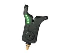 Rod Alarm with Adjustable Sensitivity, Tone Setting Control, LED Alert Design, 3 / 8 Threaded Brass Base for Shore Use Electronic Fishing Alarm Rod Led Alert Adjustable Sensitivity Tone Control Sound