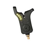 Rod Alarm with Adjustable Sensitivity, Tone Setting Control, LED Alert Design, 3 / 8 Threaded Brass Base for Shore Use Electronic Fishing Alarm Rod Led Alert Adjustable Sensitivity Tone Control Sound