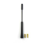 Rod Car Antenna 17CM Universal Car Roof Mast Whip Antenna Stereo Radio FM/AM Metal Receiving Signal Aerial Amplified Automobile Car Radio Aerial Mast(Black)