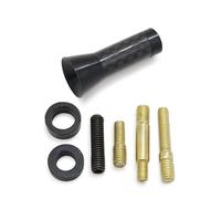 Rod Car Antenna Universal Aluminum 3.5cm 8cm 12cm Car Decoration Radio Carbon Fiber Antenna Decorative Roof Signal Modified Car Radio Aerial Mast(Black,3.5cm)