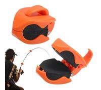 Rod Clips - 2 Pieces Non-Slip Gadget Support Tool, Rack Fishing Rod Holder for Beginner Enthusiasts Men Family Outdoor Beach Boat Home Vehicle Durable Easy to Install Keeps Rods Secure and Organized