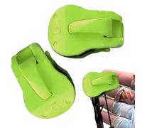 Rod Clips - Fishing Pole Holder for Boat Wall Garage Pier | Anti-slip Foam Clip with Adjustable Two Locking Position, Space-saving Accessories, Easy Storage and Organization for the Lake, Blue Green