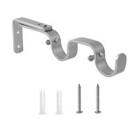 Rod Curtain 25mm Adjustable Mounting Hardware with Reinforced Iron Frame for Home Iron Roman Curtain Rod Brackets