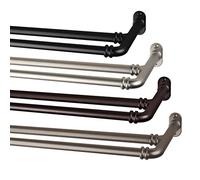 Rod Desyne 1-Piece Blackout Curtain Pole, Satin Nickel