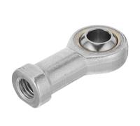 Rod End Bearing 36mm with Internal Thread Inner Diameter 14mm Outer Silver | Bearing Steel Material with Polished Sphere Surface, Low Friction Movement, Dynamic Load Support for Industrial Machines