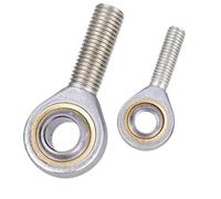 Rod End Bearing, SA10T/K Type, M10×1.5mm Thread Right Left Hand, Male Female, 2pcs(Ext-SAL10 (L M10x1.25))
