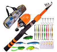 Rod for Children, Rod for Children | Ola di con Kid Soft Telescopic with Bag | Accessories for the Combo and Reel for Survival, Power Outages,