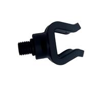 Rod Holder Clip for Waiting, Curved ABS Rest Head with Threaded Mount for Carp Setup Use Carp Fishing Rod Rest Head Curved Cradle Threaded Base ABS Holder Clip Bottom Fishing Setup