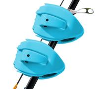 Rod Holder Clip Holder, 2 Pieces Compact Non-Slip Holder for Rods - for Beginners Men Women Family Outdoor Beach Boat Home Vehicle