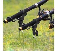 Rod Holder for Bank Fishing - 2 Pack Fishing Rod Holder Stand, Rack, Gift for Men, Father's Day, Birthday